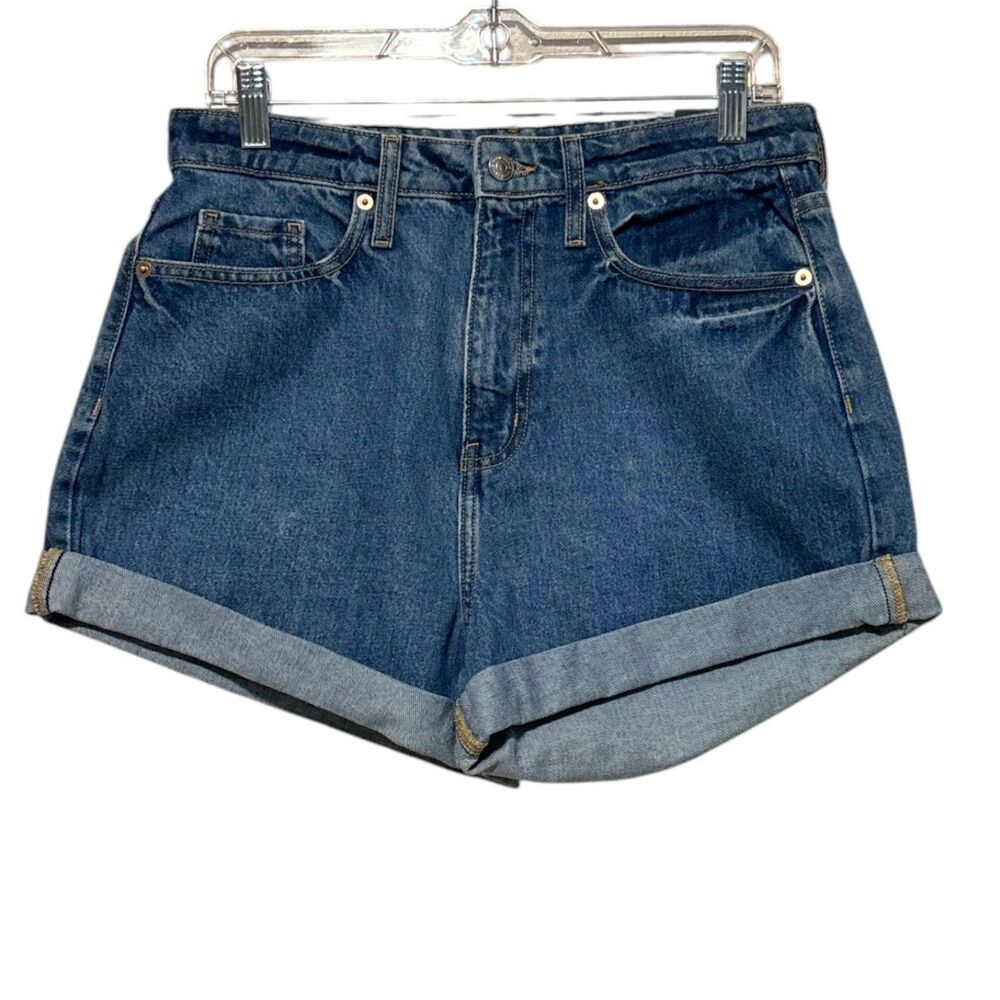 Wild Fable Denim Shorts Women’s Size 8 Rolled Cuff Medium Wash Casual Summer